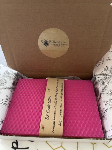 Bienenwachskerzenblätter, Kerzen basteln Set, 5er Set, natürliche Bienenwachsblätter - Bild 3 von 5