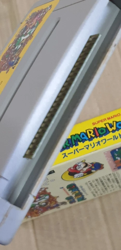 Super Famicom NTSC J SNES Japan Super Mario World, Boxed, Tested Nintendo 1990 - Image 4 of 4