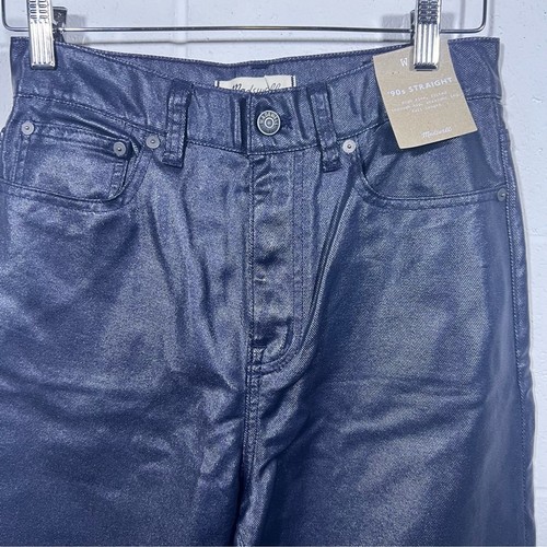 Jean recto Madewell años 90 en lámina azul medianoche talla 27 - Imagen 4 de 5