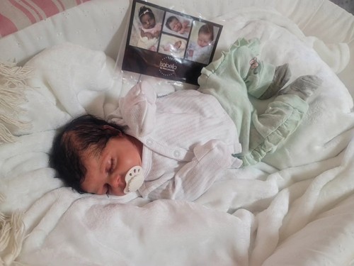SELTENE SOLE Reborn Baby Puppe Isabella, Nikki Johnston von LUNARLULLABABIES Biracial - Bild 21 von 24