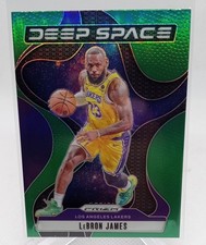 2024-25 Panini Prizm #5 LeBron James Deep Space Prizms Green