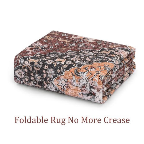 Area Rug 4x6 Washable Rug Oriental Distressed Floor Carpet for Living Room Vi... - Picture 7 of 8