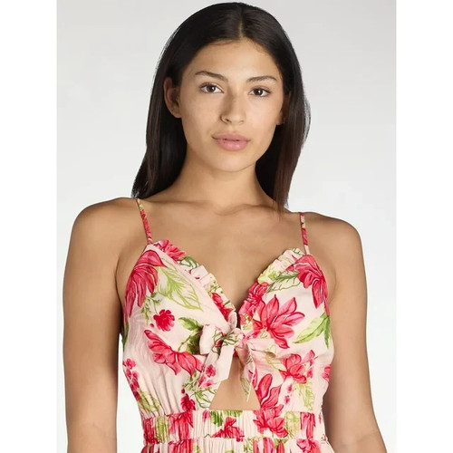 Maxi vestido para mujer Liv & Lottie recortado sin mangas, talla mediana, ajuste moderno - Imagen 3 de 4