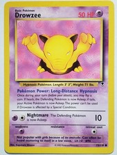 Drowzee 73/110 NM - Legendary Collection Pokemon Card - Kagemaru Himeno Art