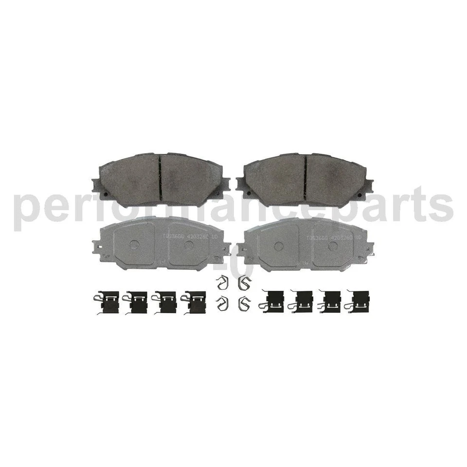 Juego de pastillas de freno de disco delanteras rotor de freno de disco para Toyota RAV4 2006-2016 Foto 4 de 4