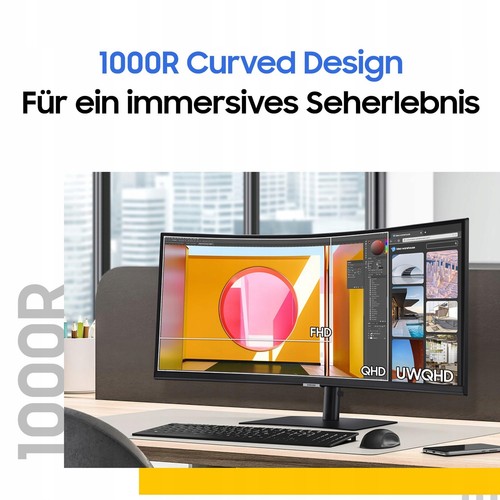 DEFEKT Samsung ViewFinity S65UC 34c gebogener Monitor - Bild 9 von 11