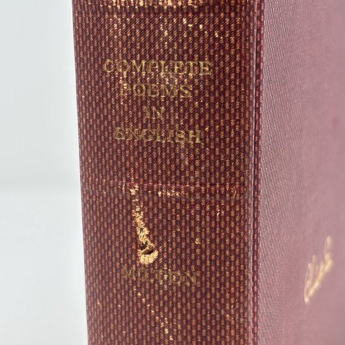 The Harvard Classics John Milton Complete Poems HC 1909 Antique Paradise Lost - Bild 3 von 14