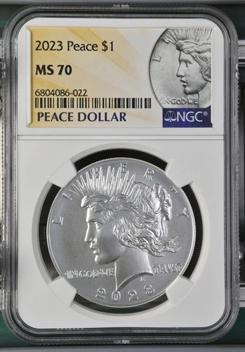 2023 Peace Dollar Silver $1 NGC MS70