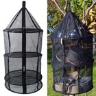 1PC Drying Layers Outdoor Folding Circular Anti-deformation Drying Net