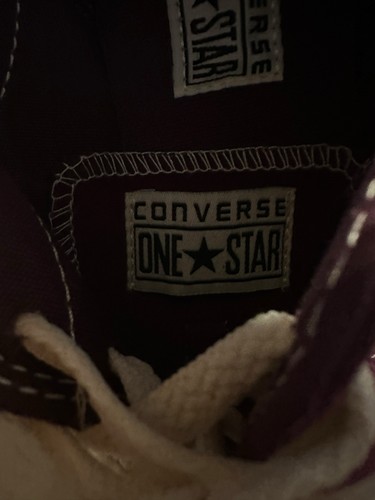 Converse One Star Ox Purple Women’s Purple Suede Low Top Sneaker Size 10 New - Picture 22 of 24