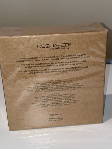 He Wood By DSQUARED2 Men edt 100ml, New in box. *Vintage*Discontinued* - Picture 2 of 2