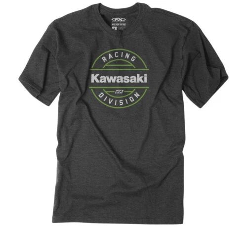 Factory Effex 25-87108 Kawasaki Division T-Shirt Heather