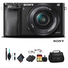 Sony Alpha a6000 Mirrorless Camera + 16-50mm Lens Starter Bundle 04