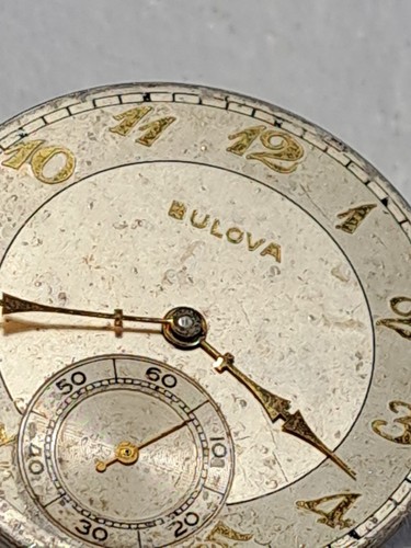 Bulova 17AH Movement X Parts Or Repair - Picture 4 of 8