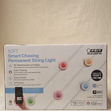 Feit  50FT 36 Bulb LED String Light Use With Or Without WiFi For Smart Control