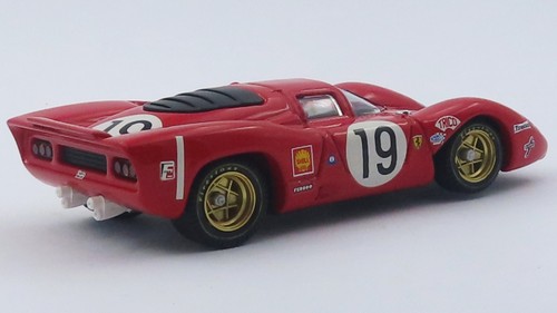 BEST MODEL Best9152/2 1/43 Ferrari 312P Coupé Le Mans 24h 1969 #19 Modello Auto - Foto 6 di 6