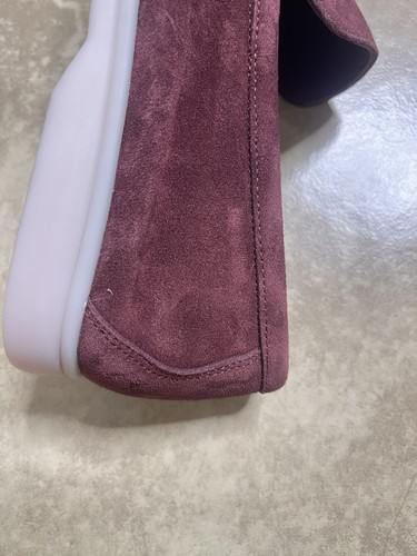 Authentic New Loro Piana Summer Walk Loafers Unisex Size Eur 42– Burgundy Suede - Picture 13 of 19