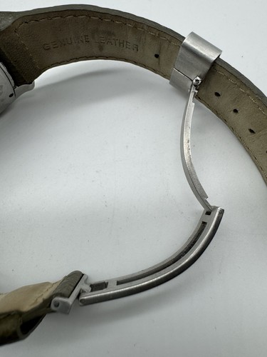 Reloj de pulsera Carrera vintage para hombre CW55781.103041 correa de despliegue de cuero verde - Imagen 12 de 24