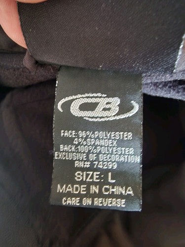 CB Sports Heritage Black Ski /Snowboard Jacket Size L Spandex/Polyester Womens - Picture 7 of 8