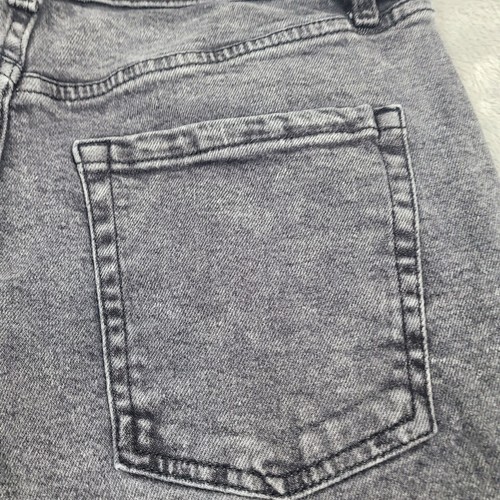 Wild Fable Super High-Rise Straight Denim Jeans Women's Size 14 Black Button-Fly - Picture 9 of 15