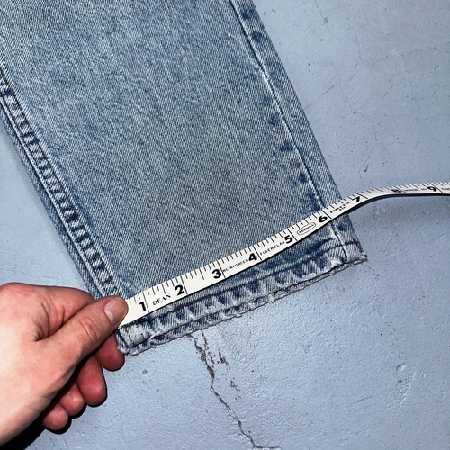 Levis 525 Silver Tab USA Vintage 90s Skater Jeans Light Wash Act 32x32 Act 30x30 - Picture 5 of 19