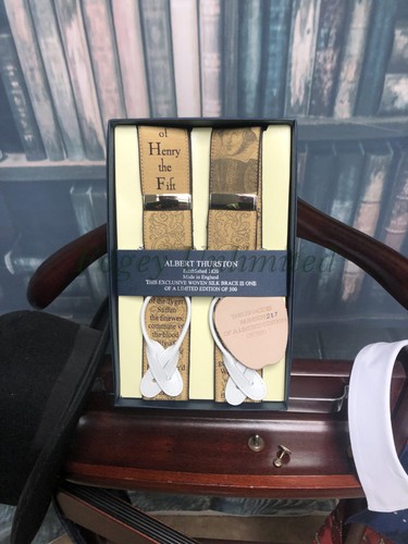 Albert Thurston LIMITED EDITION Woven Silk Braces/Suspenders.. Limited to 500... - Picture 8 of 21