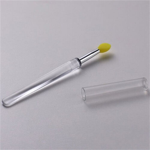 Cubierta de silicona bálsamos polvo para labios con 3 piezas bálsamos pinceles de maquillaje cepillo para máscara para labios - Imagen 20 de 20