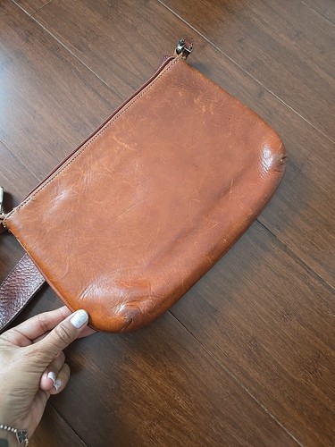 Roots Canada Leather Purse Shoulder Bag - Picture 10 of 14