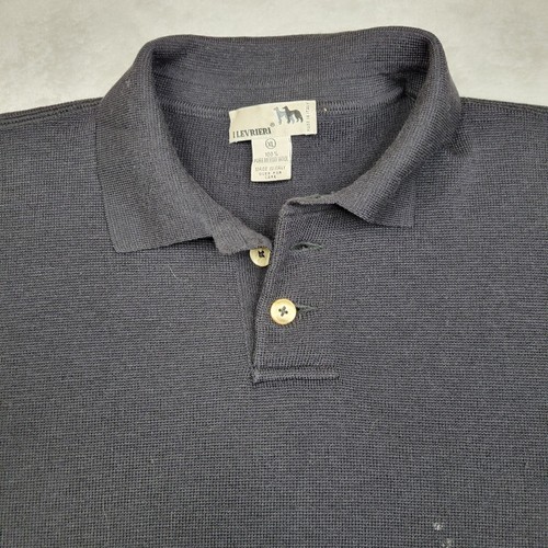 I LEVRIERI Sweater Mens XL Extra Large Merino Wool Sweatshirt Polo Italy Adult* - Picture 2 of 9