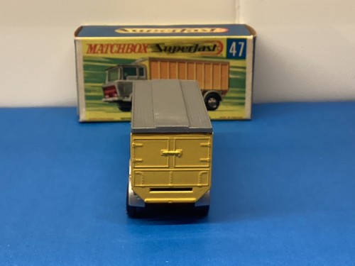 Vintage Matchbox Superfast DAF Tipper Container Truck No. 47 Mint in Box - Picture 7 of 12