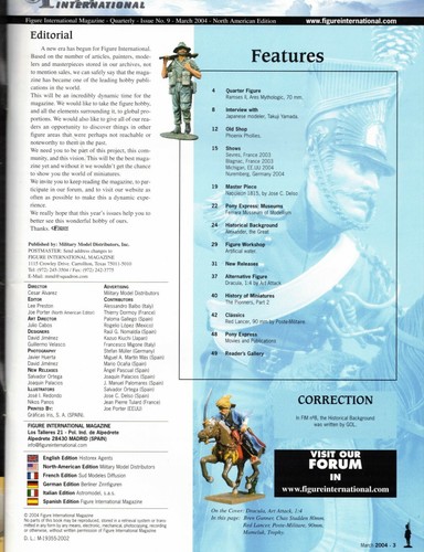 Figure International Magazine Miniatures No 9 March 2004 - Picture 2 of 4