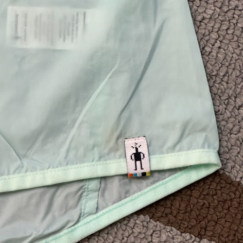 SmartWool Merino Sport UltraLight Vest Bleached Aqua Activewear Hoodie NWT SMALL - Picture 2 of 11