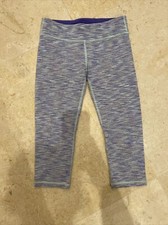 IVIVVA by LULULEMON PURPLE BLUE PANT PANTS CROPS SIZE 12