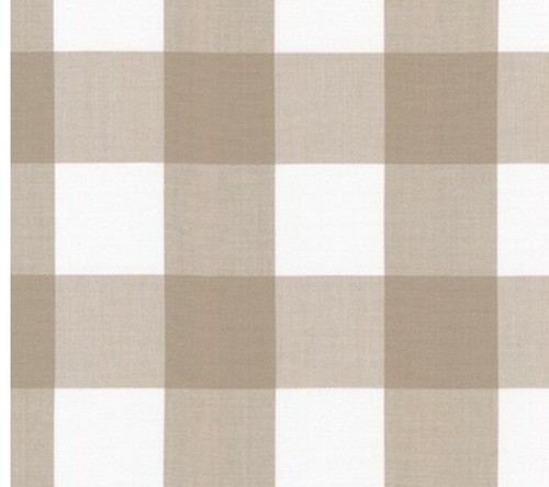 Grande cucina Gingham in Doeskin fornitore Robert Kaufman designer Elizabeth Har - Foto 1 di 5