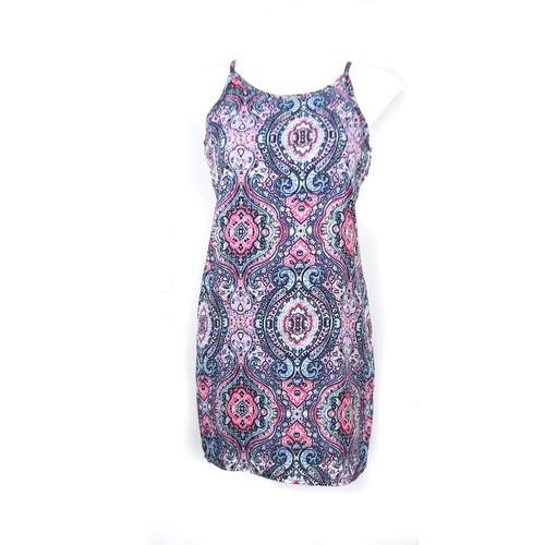 Minivestido ceñido al cuerpo de verano con correa de espagueti de algodón XS - Imagen 8 de 8