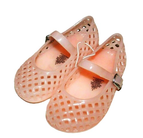 ! NEW Old Navy Toddler Girls Jelly Shoes Pink Clear Gold Silver Purple Red Heart - Picture 4 of 15