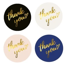 Thank You Stickers | Thank You Stickers for Small 1.5 Inch (500) Classic 2