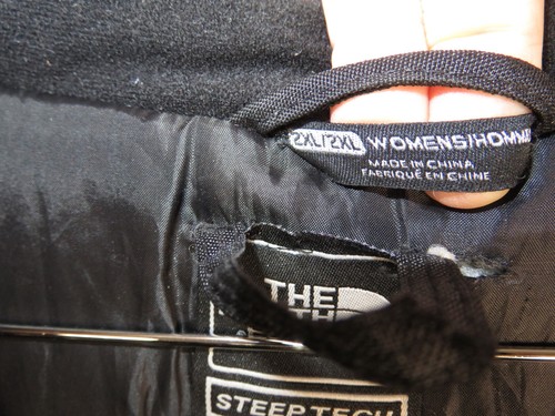 The North Face Steep Tech Jacke 550 schwarz Winter Ski kalt Schnee Damen 2XL - Bild 10 von 24