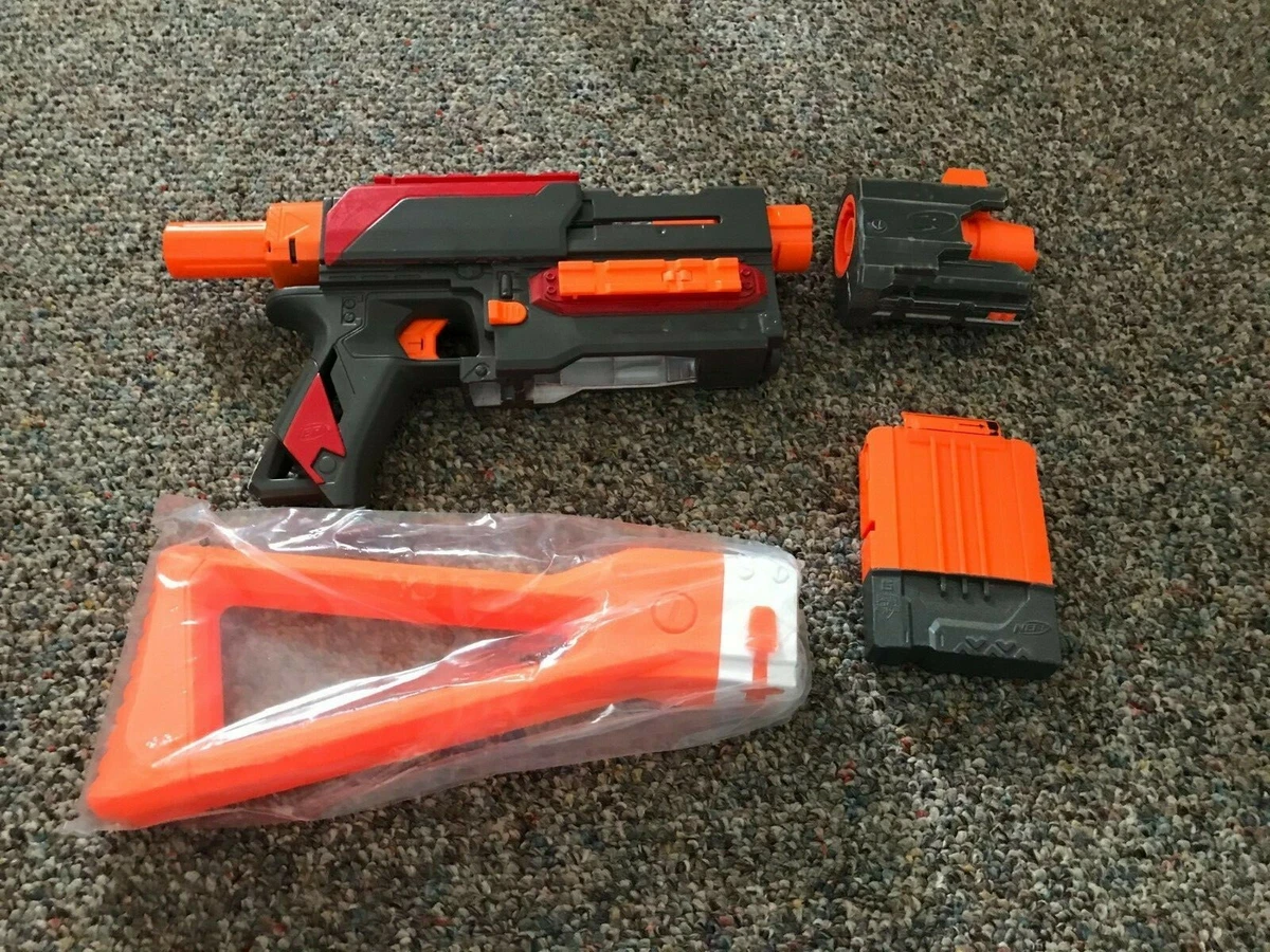 Used Worker &amp; Orange Mod Works Modified Nerf Recon MK II + | eBay