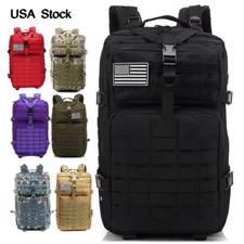 Military Tactical Backpack Men Women 45L Army 3 Days Assault Pack Bag Rucksack