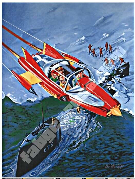 Gerry Anderson - Supercar Gold Key Cover Giclee Print Signed