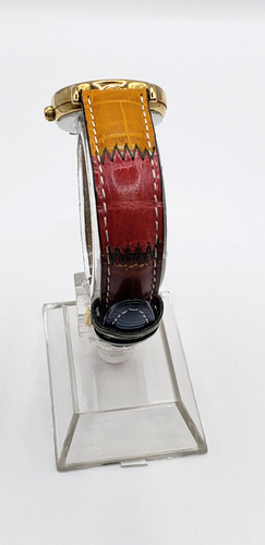 Reloj ORVIS QUARTZ O 191Y para mujer o niña - Correa de cuero con batería nueva - Imagen 4 de 11