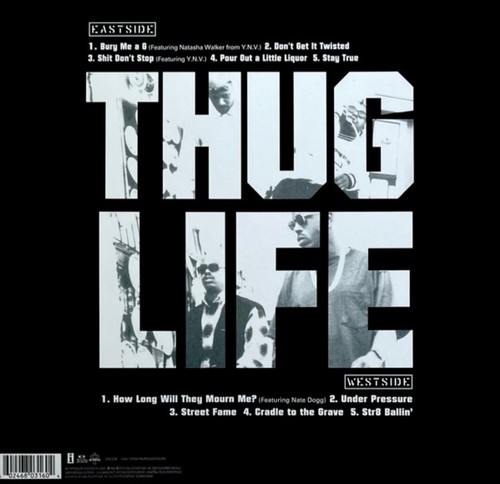 2Pac Thug Life Volume 1 LP Opaque Grey Color Exclusive Vinyl Brand New Sealed - Picture 8 of 8