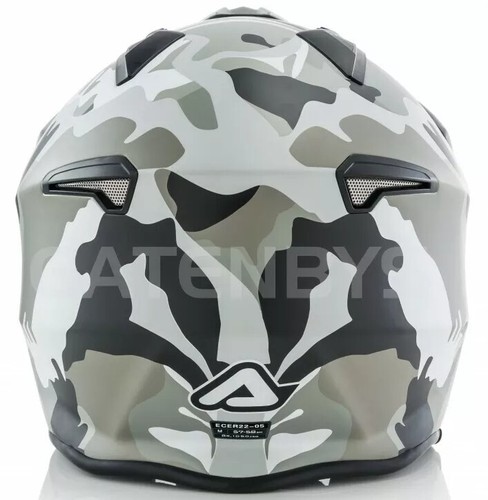 Acerbis Trials Helmet Camo SZ XS Trail Montesa Beta Enduro Gasgas Txt Road Legal - Picture 5 of 10