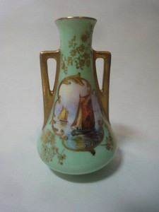 Antique-Royal-Doulton-Hand-Painted-sailing-vase