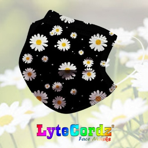 Face Mask Floral Flowers Butterflies Spring Pattern Disposable Surgical 3 Ply - Picture 29 of 41