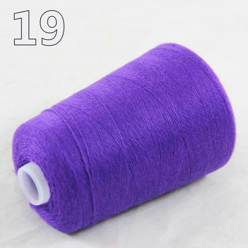 Sale Luxurious New 100g Mongolian Pure Cashmere Knitting Cone Yarn Royal Purple - Picture 8 of 19
