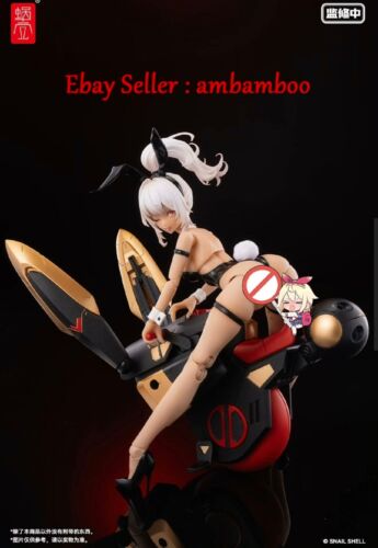 2pcs Snail Shell 1/12 Aileen Rabbit Girl + Vehicle Action Figure WF2024 Limited - Picture 3 of 9