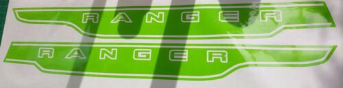 PAIR Ford Ranger 2015-2022 PX2 & PX3 RANGER BONNET STRIPES STICKERS - Picture 3 of 4