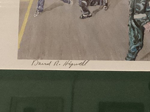 Gerahmter David R. Hipwell "Kid's at New Lambeau" nummerierter & signierter Druck (401/500) - Bild 6 von 10
